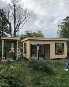 Tuinhuis plaatsen