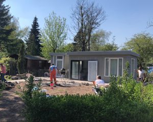 Tuinhuis plaatsen