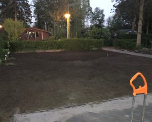Tuinhuis plaatsen