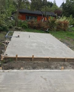 Tuinhuis plaatsen