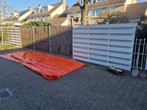 Schutting plaatsen